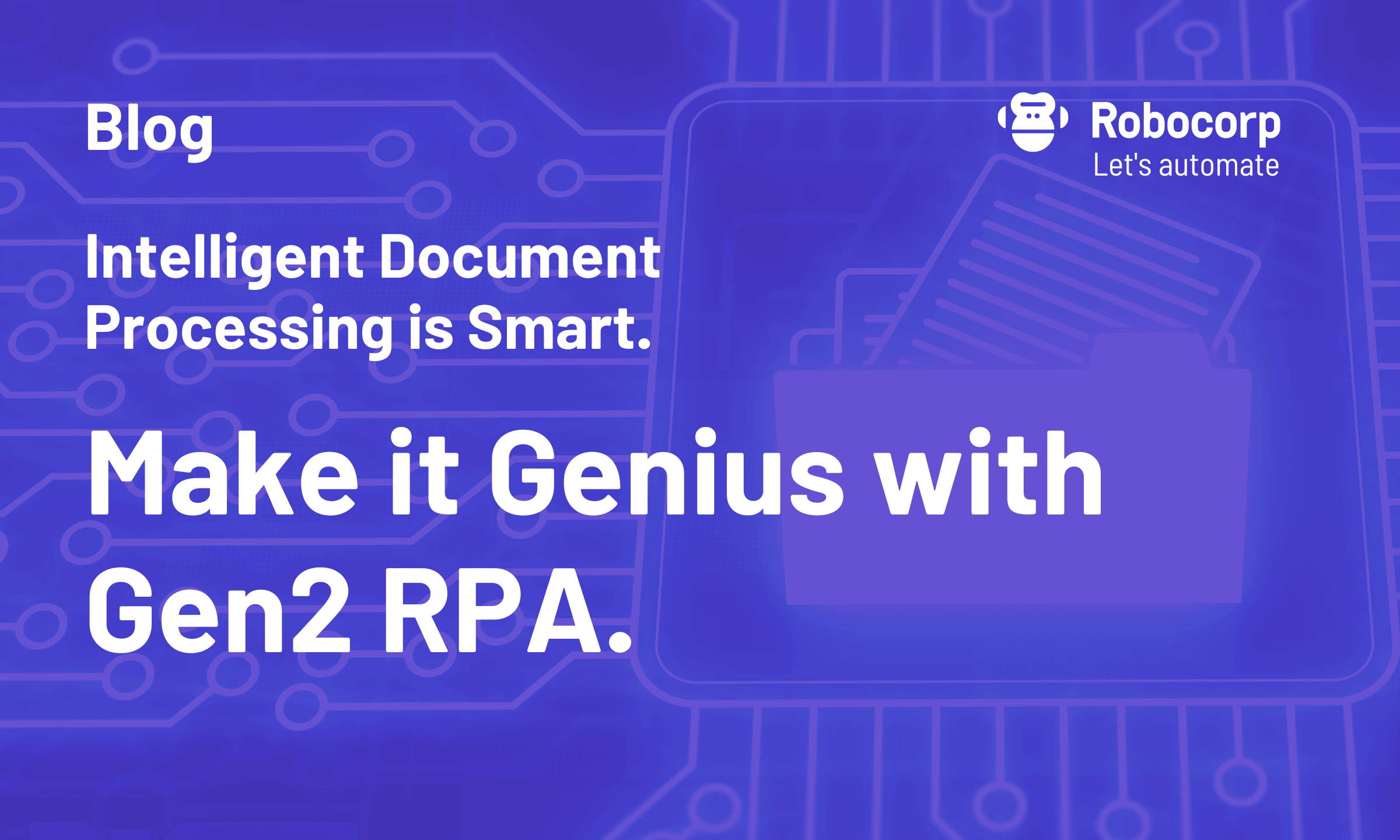 Rpa discount document processing